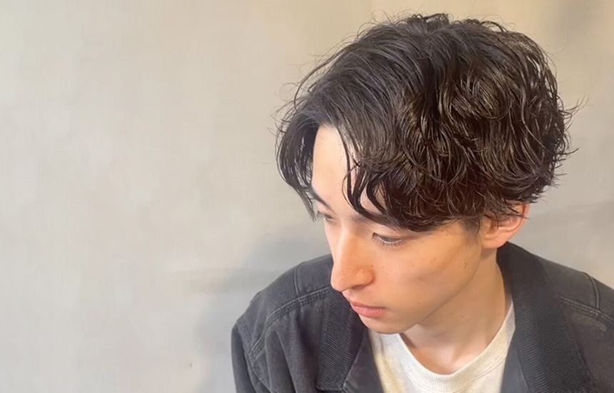 hair salon blossy.メンズパーマ画像